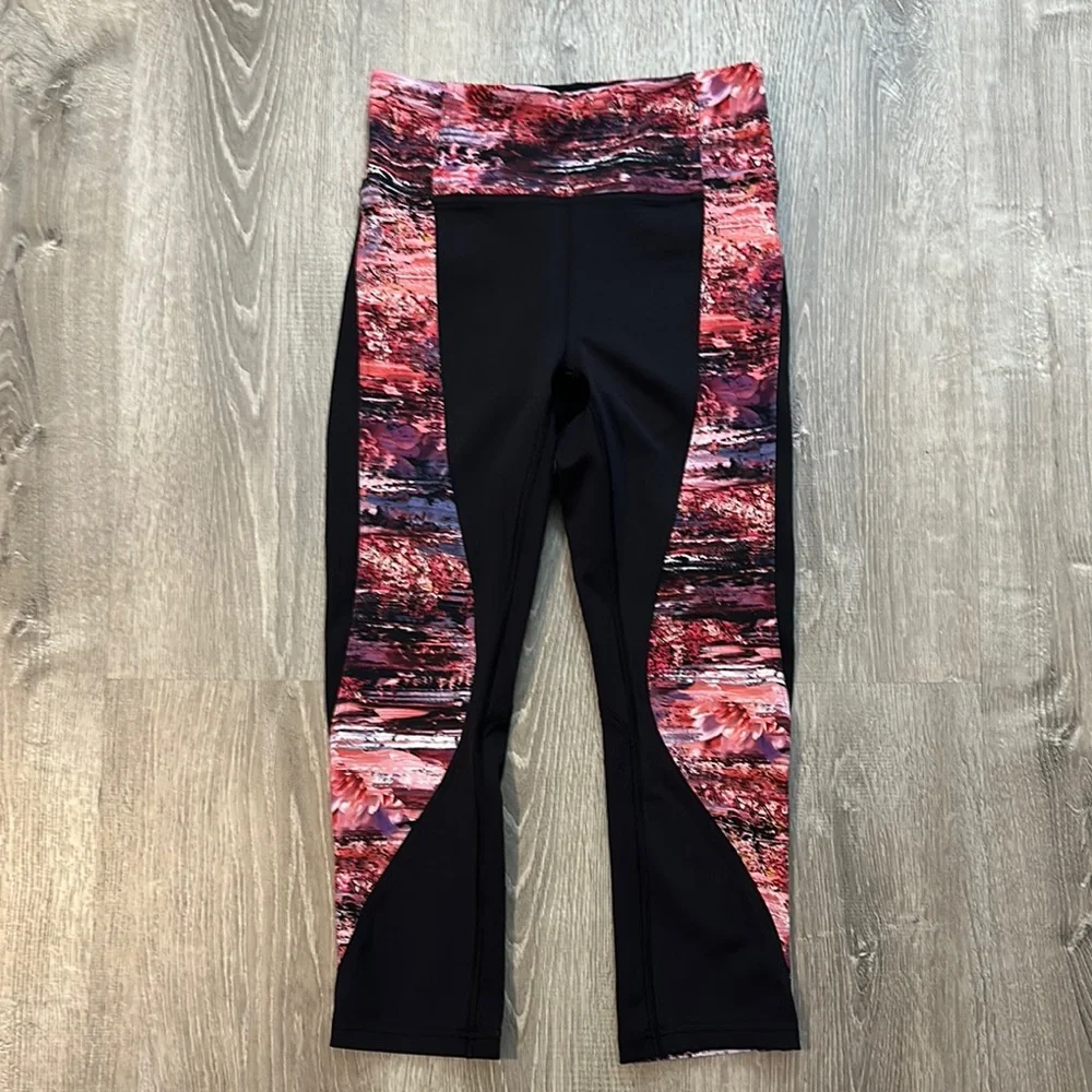 Lululemon Sz 6 Sweat & Repeat Crop High Rise Yoga Workout Lounge Womens Leggings - Picture 3 of 15